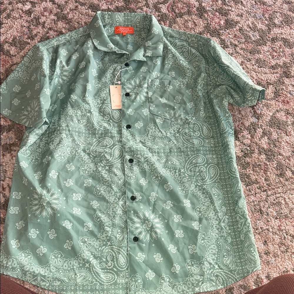 New Negative space size L young men’s cool pattern